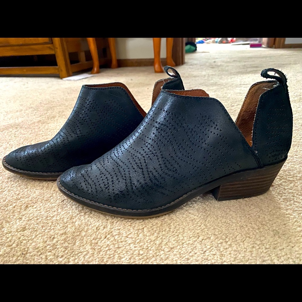 Leather Man Made Lucky Brand Bootie